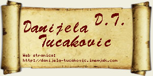 Danijela Tucaković vizit kartica